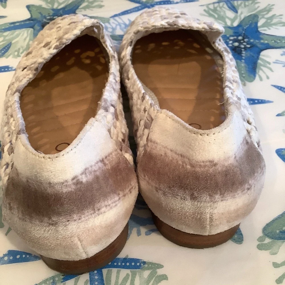 Super cute fabric weave flats - Picture 2 of 5
